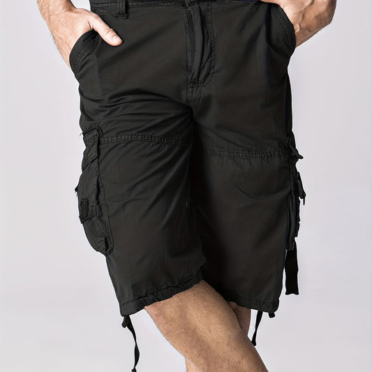 Men's Casual Cotton Cargo Shorts for Summer