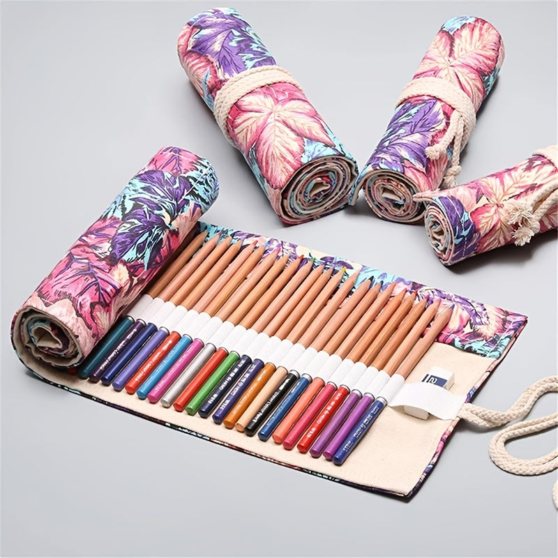 36 Slot Colored Pencil Wrap Organizer Holder