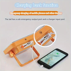 Portable Emergency Lights Alarm Lights Solar Home Charging High Brightness