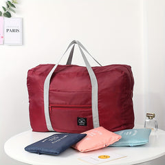 Foldable Luggage Storage Bag Waterproof Duffel for Travel Shopping Weekends