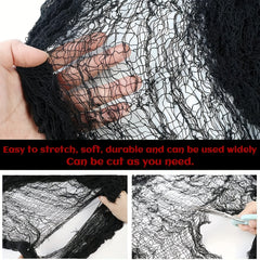 5pcs Halloween Scary Cloth Decor Gauze 190 X 76 Home Wall Decor