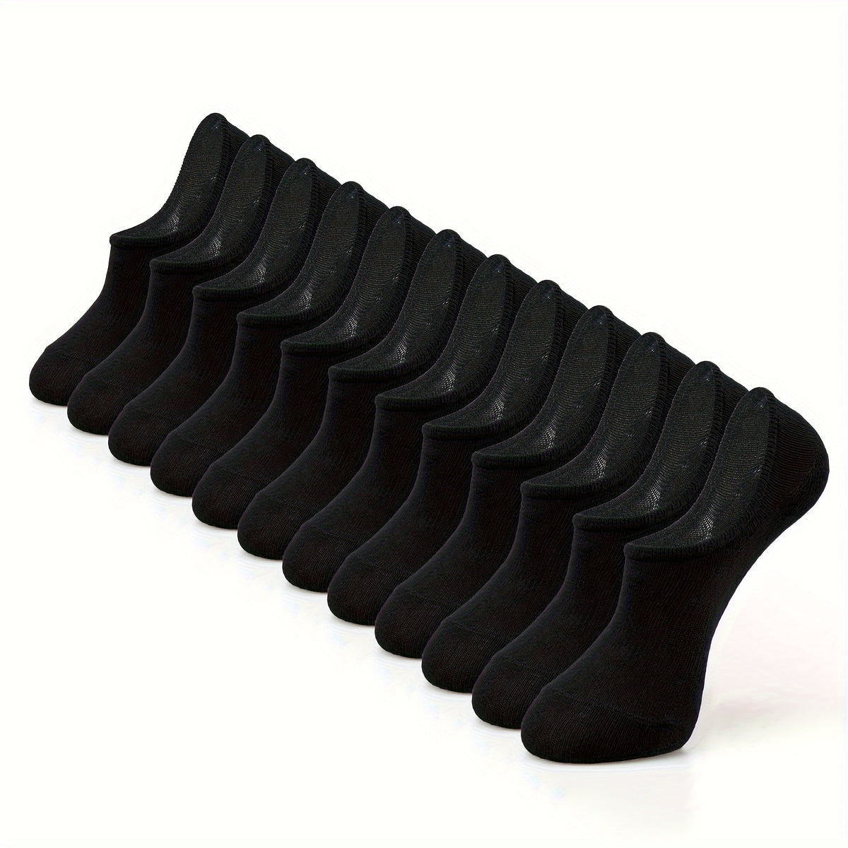 Men's Solid Liner Anklets Socks Nylon Blend Soft Breathable Sweat Absorbent