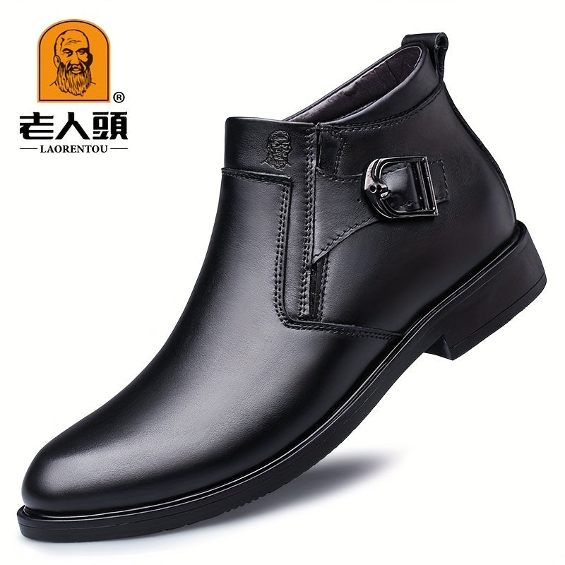 LAORENTOU Men's Zipper Chelsea Boots Non Slip Boots