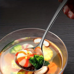 Slotted Spoon Stainless Steel Long Handle Hot Pot Soup Ladle