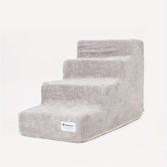 Soft & Stylish Pet Stairs 4 Steps for Bed & Sofa Accessibility