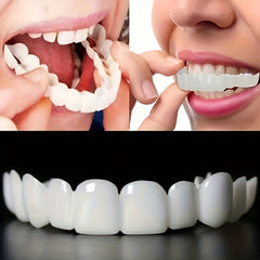 Dental Braces Simulation Orthodontic Veneer Upper Lower Teeth Whitening