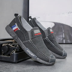 Men's Lightweight Slip On Canvas Shoes for Walking