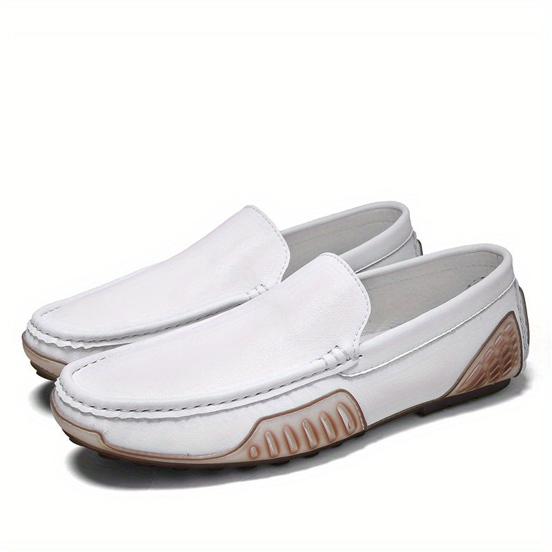 Women's Solid Flat Loafers Comfortable Slip On Shoes