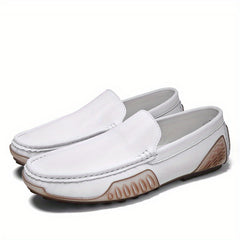 Women's Solid Flat Loafers Comfortable Slip On Shoes