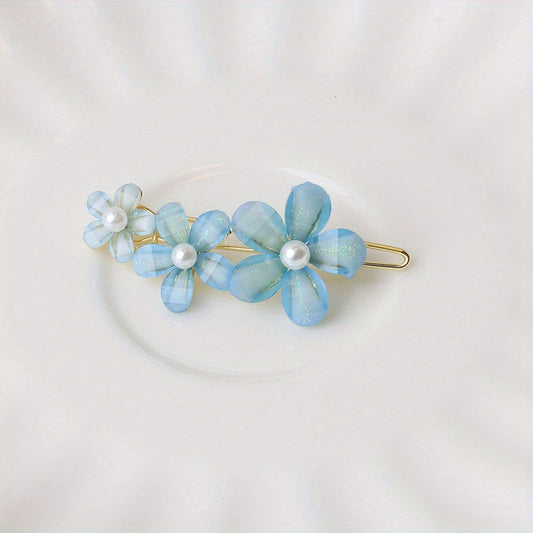 Flower Bobby Pin Back Head Clip Side Clip Bangs Clip Hair Accessories