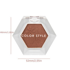 Monochrome Eyeshadow Powder Dark Brown Orange Tone Matte