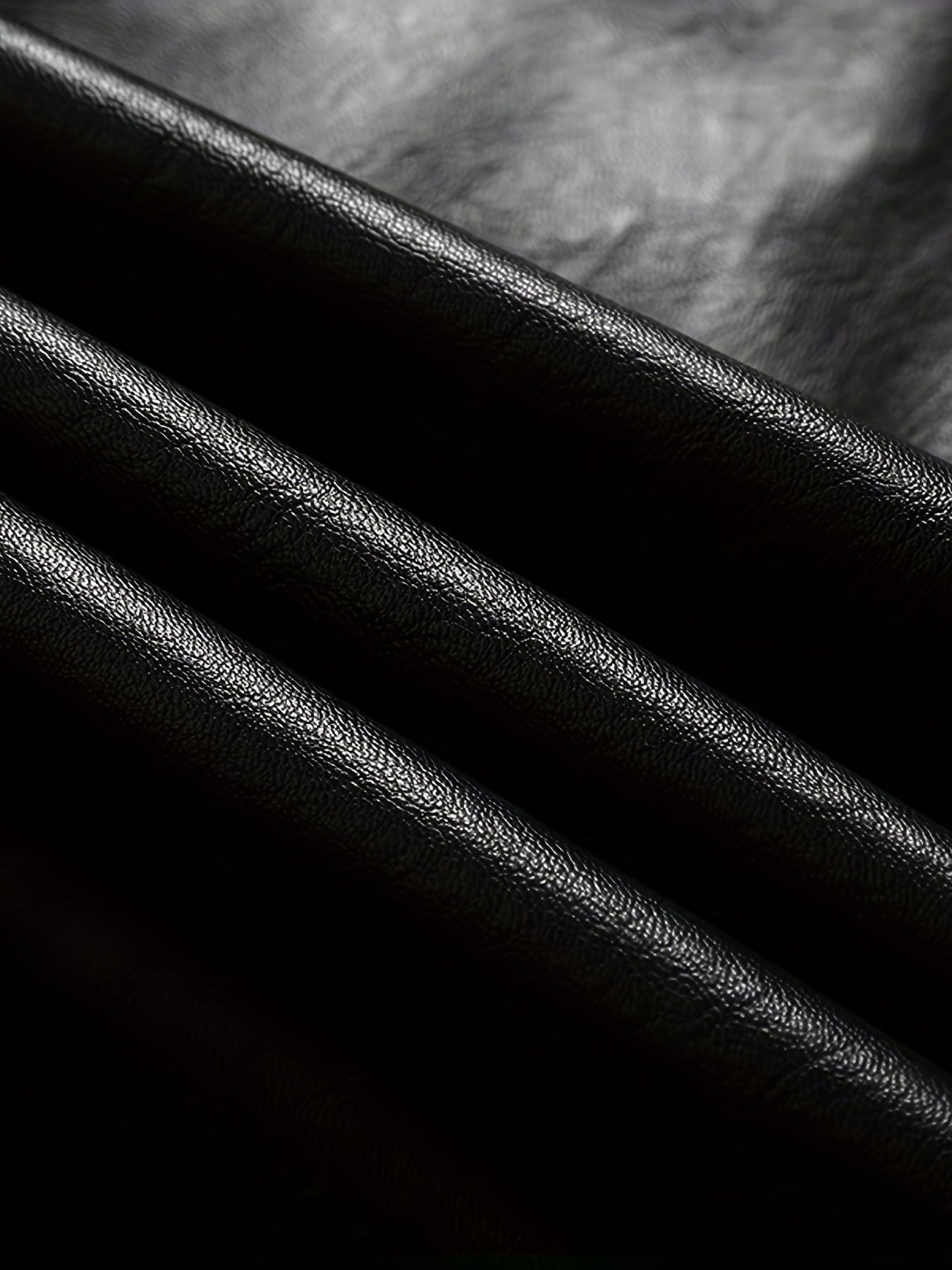 Men's Windproof PU Leather Jacket Outdoor Wear