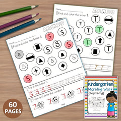 Preschool Alphabet & Number Tracing Activities
