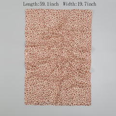 Leopard Print Chiffon Scarf Classic Shawl Sunscreen Windproof