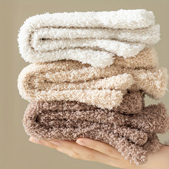 5 Pairs Teenager's Split Toe Tabi Socks Low Cut Five Toe Warm Plush