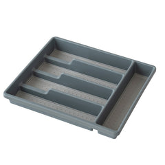 Non Slip Tray with 5 Compartments for Bathroom Accessories