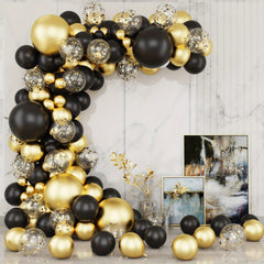 106pcs Golden Balloons Kit for Party Birthday Graduation Anniversary