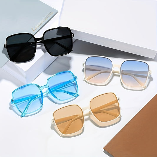 Ombre UV400 Square Sunglasses for Women Men