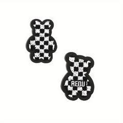 9pcs Bear Iron On Patches Embroidered Applique Repair Patch DIY Craft