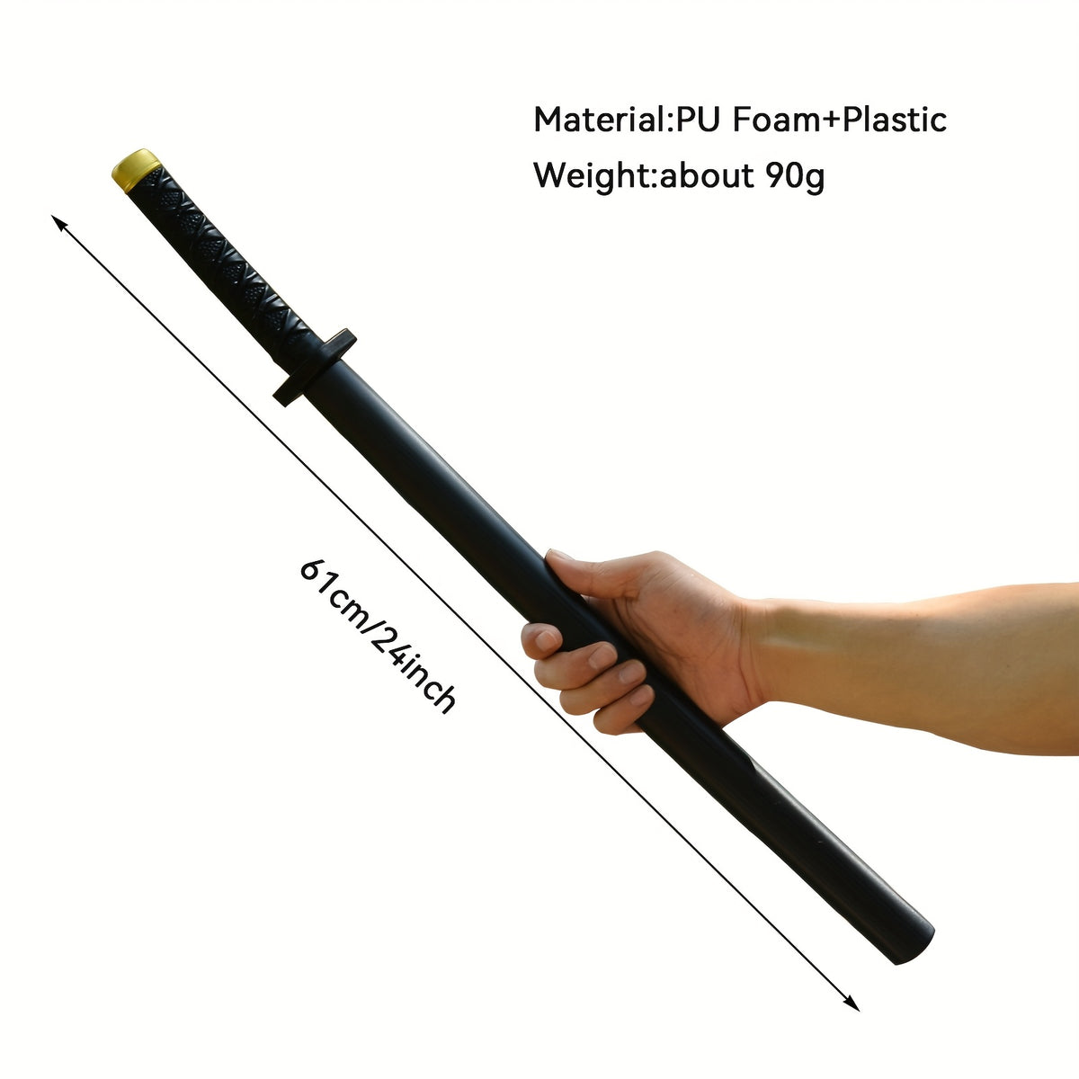 PU Foam Samurai Sword with Scabbard - Birthday Gift