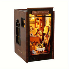 Bookshelf Dollhouse Kit 3D Puzzle Model Building DIY Craft Set