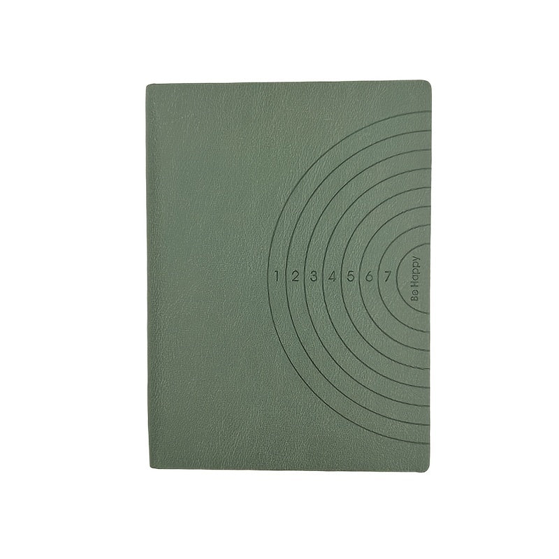 100 Pages Soft Leather Notebook Portable Notepad Thickened Small Meeting Record