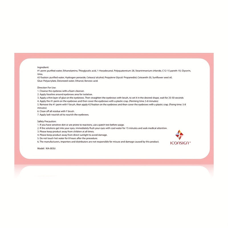 DIY Eyebrow Lift Kit Professional Styling Keratin Lamination