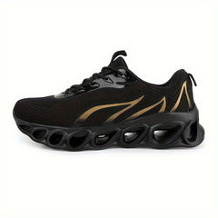 Women's Flame Pattern Athletic Running Shoes Knit Mesh Sneakers