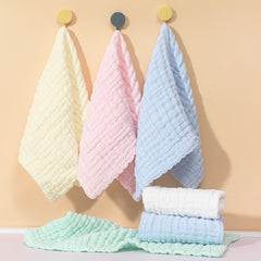 6-Layer Muslin Cotton Baby Towels Soft Face Towel Handkerchief
