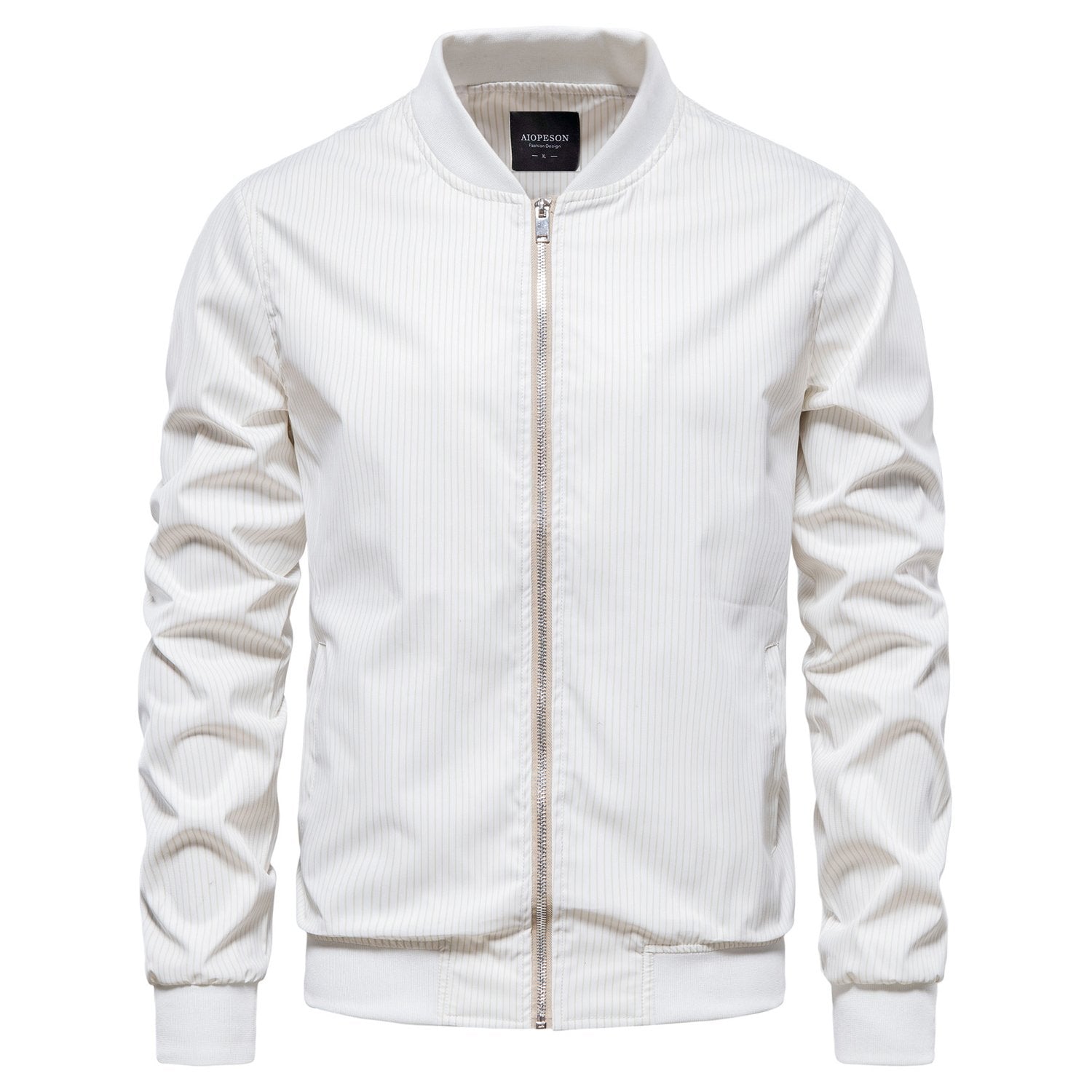 Men's Stand Collar Zipper Jacket Fall Winter