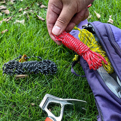 4pcs Reflective Camping Tent Guyline Rope with Tensioner