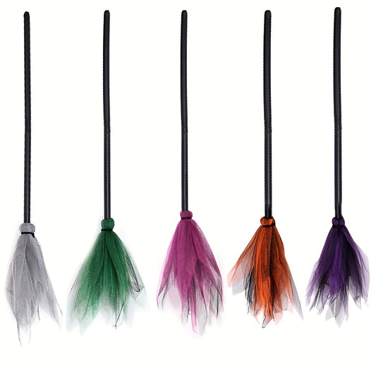 Halloween Broom Detachable Props Ghost Party Decoration Supplies