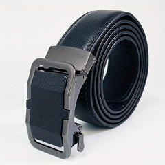 Men's Automatic Buckle PU Leather Belt Casual Business Belt