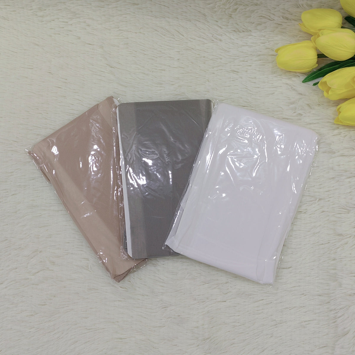 3 Pairs Semi Sheer High Waist Pantyhose Women's Stockings