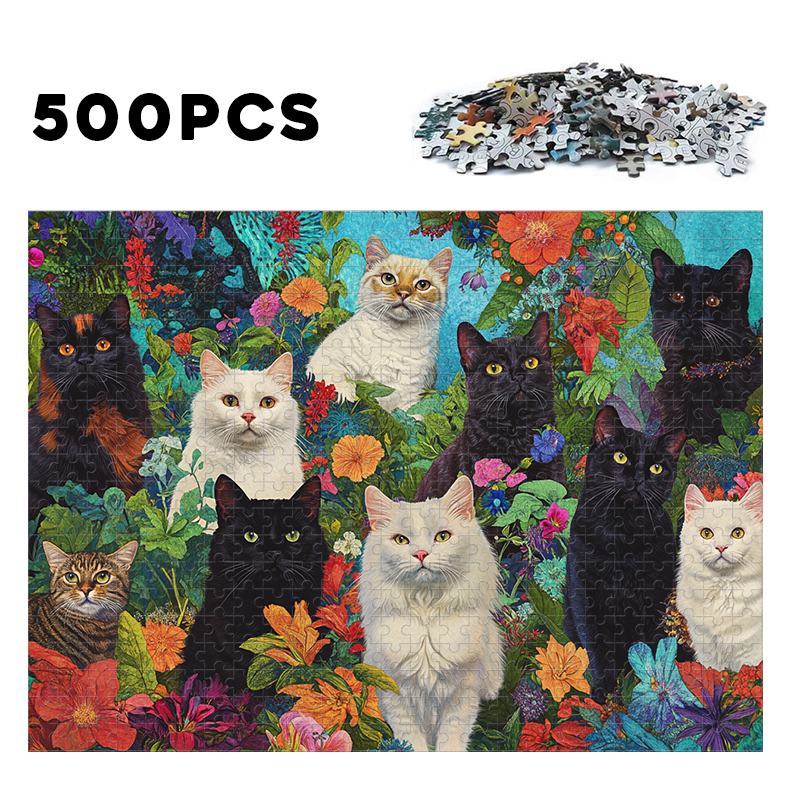 Garden Exploration Cat Puzzle Brain Teaser Gift