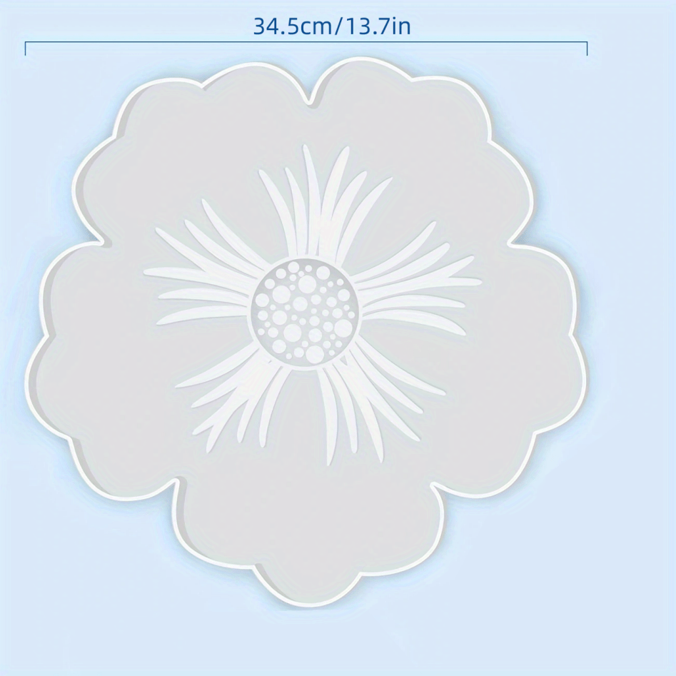 Flower Resin Tray & Coaster Molds for DIY Home Decor