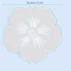 Flower Resin Tray & Coaster Molds for DIY Home Decor