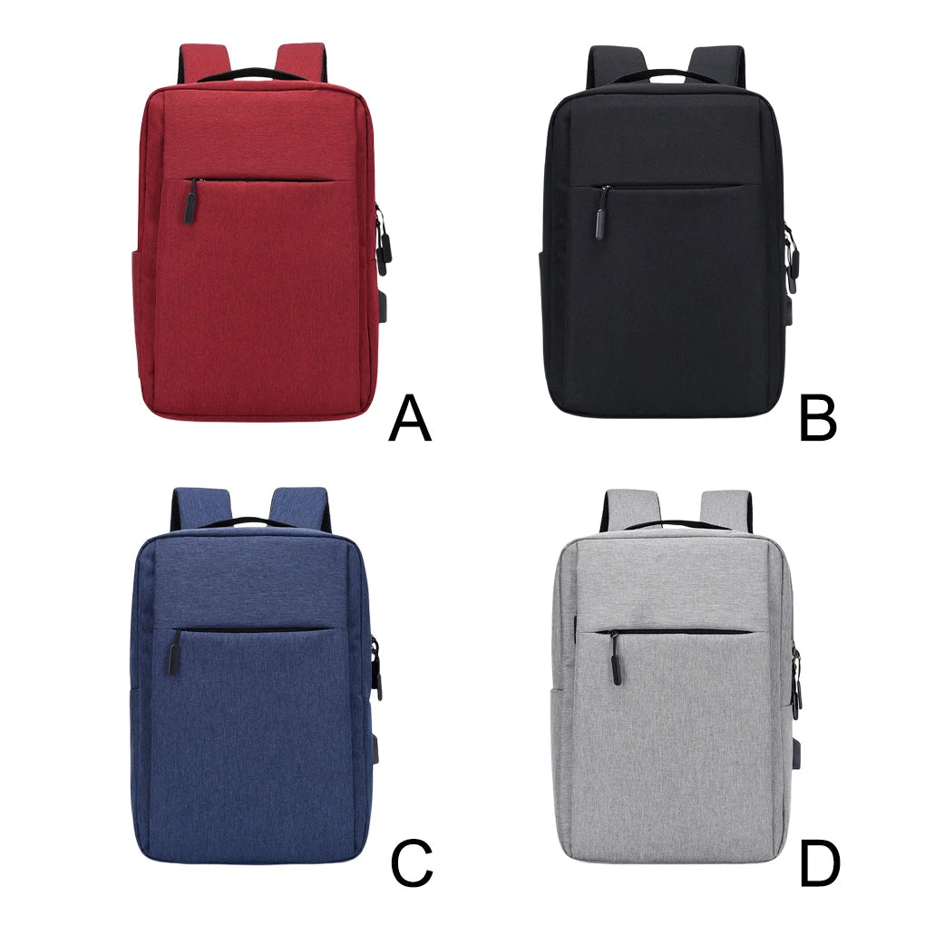 15.5" Laptop Backpack Large Capacity Rucksack Red