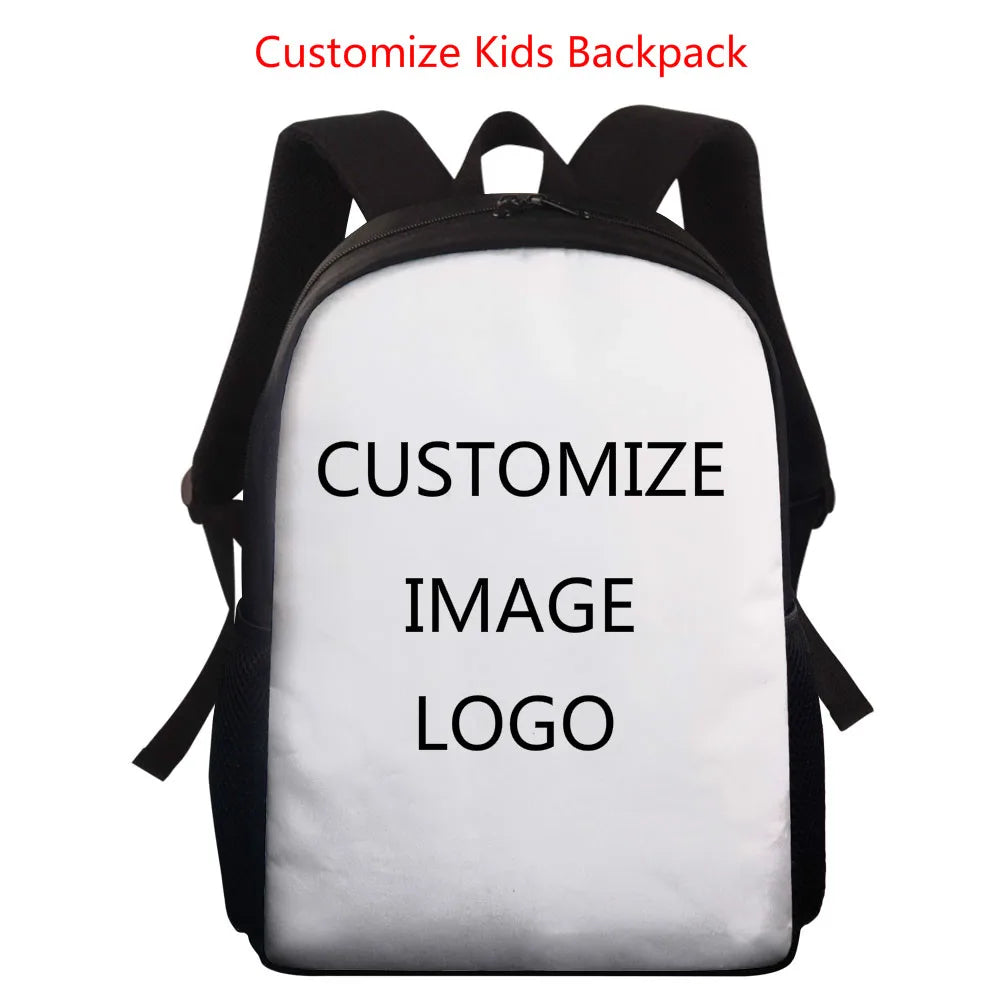 Pug Husky Dog School Bags For Girls Boys Children Backpack