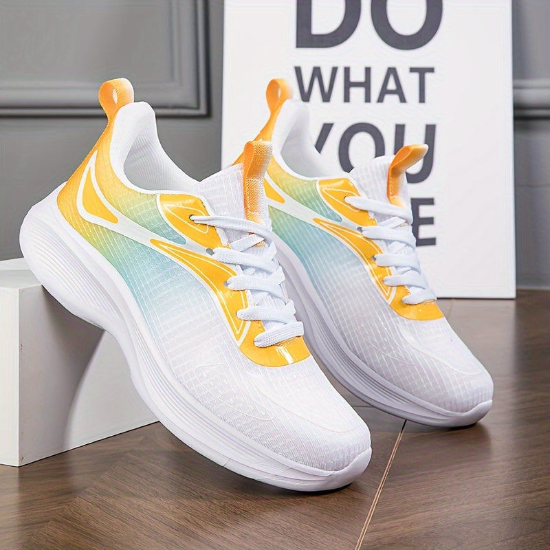 Women's Ombre Lace-Up Running Shoes