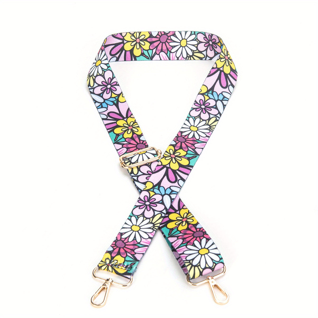 Rainbow Adjustable Shoulder Strap Colorful Replacement Belt For Crossbody Bag