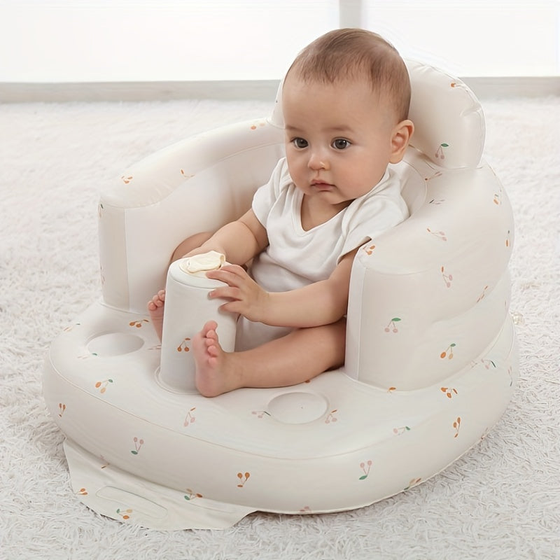 Baby Inflatable Seat and Bath Stool - Easy Bath Time Solution