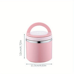 Portable Stainless Steel Music Insulated Lunch Box for Teenagers