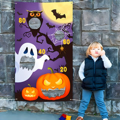 Halloween Party Fun Sandbag Game Banner Decoration