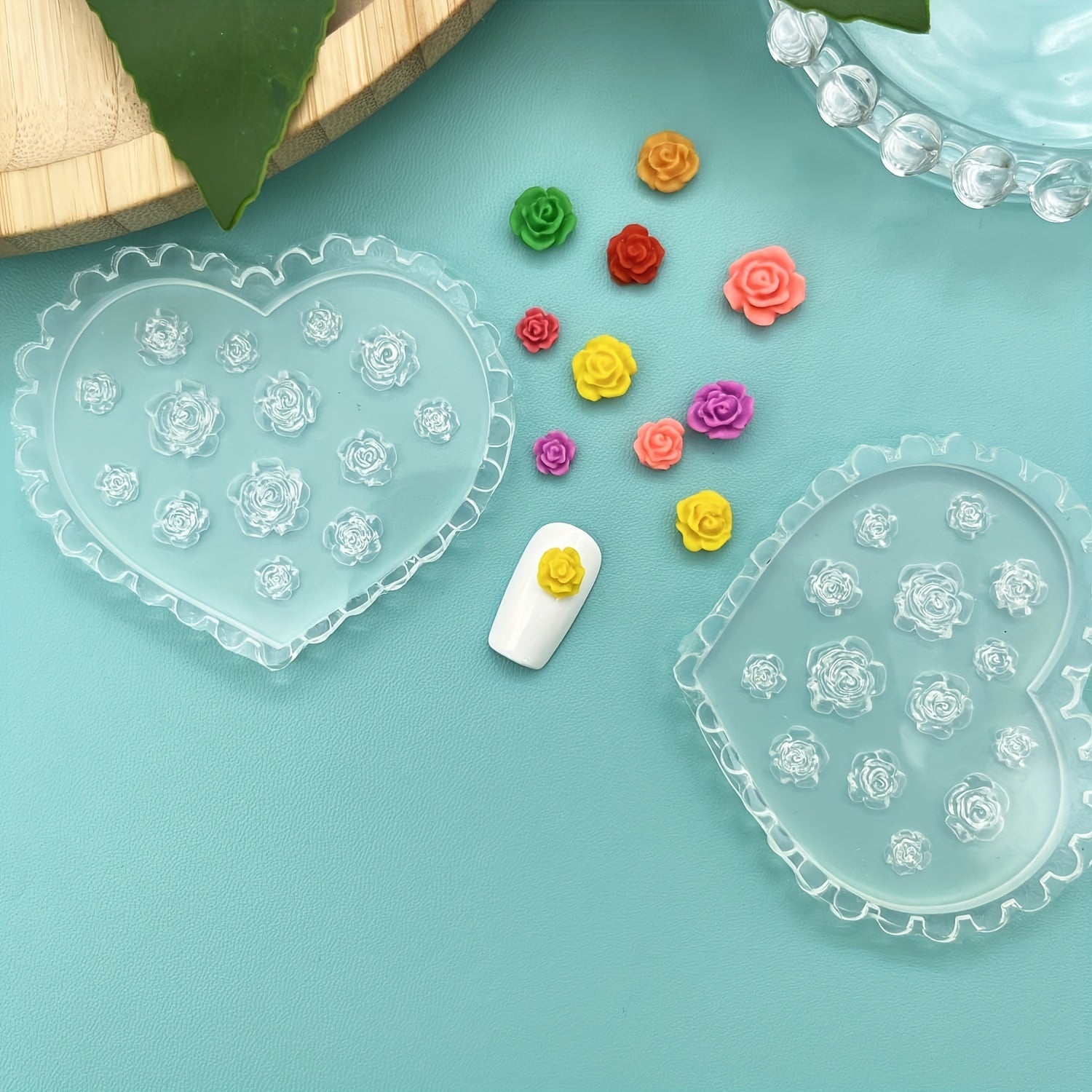 Camellia Flower Silicone Mold for Nail Earring Jewelry