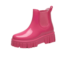 Women's Non Slip Rubber Rain Boots Comfortable Waterproof Solid Water Boots