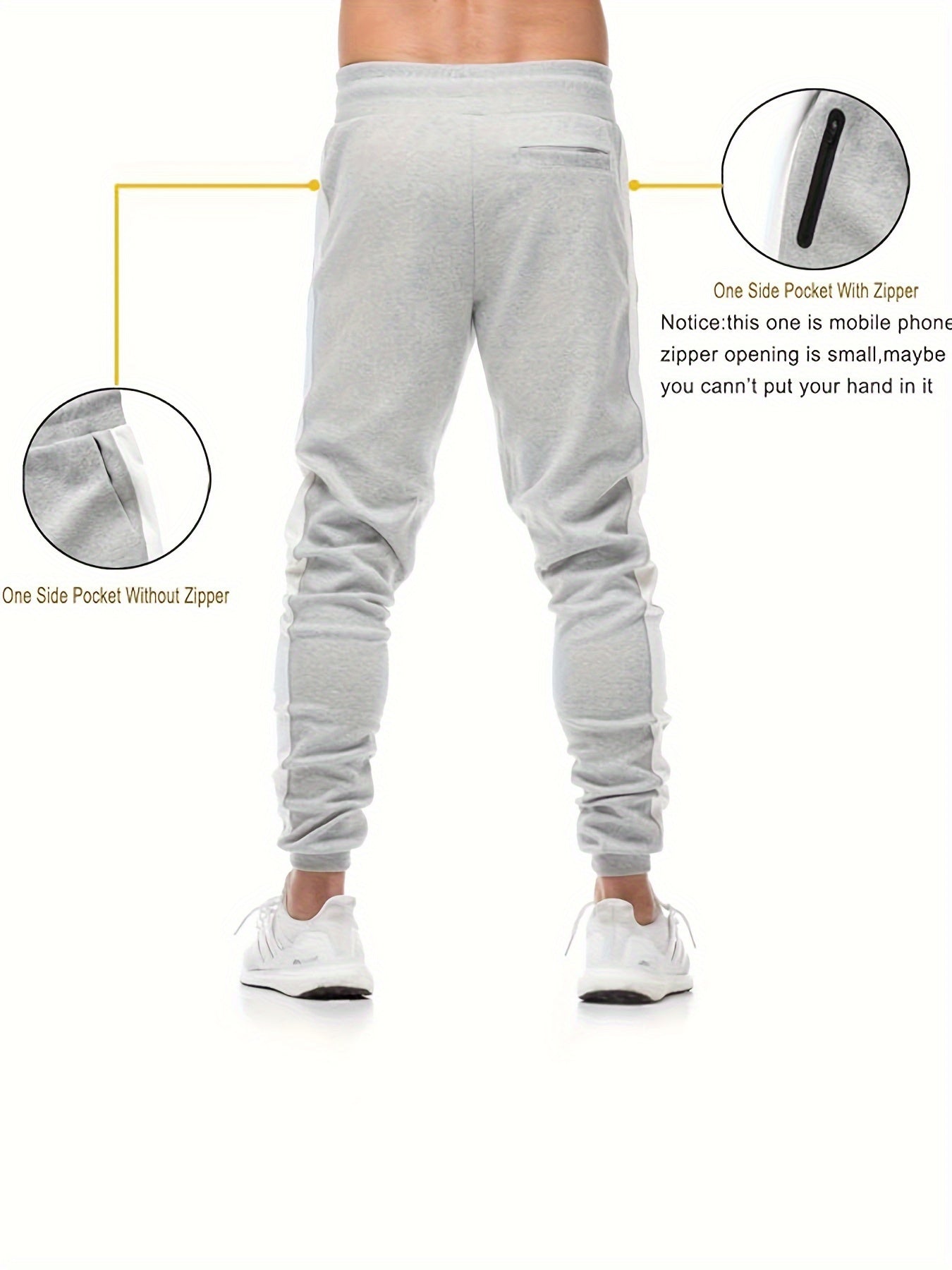 Men's Drawstring Sweatpants Casual Jogger Pants