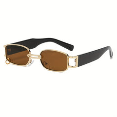 Metal Sunglasses For Women Men Anti Glare UV400