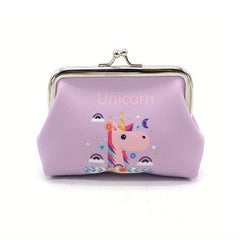Cartoon Unicorn Coin Purse Bag Animal Pouch Key Bag Birthday Gift