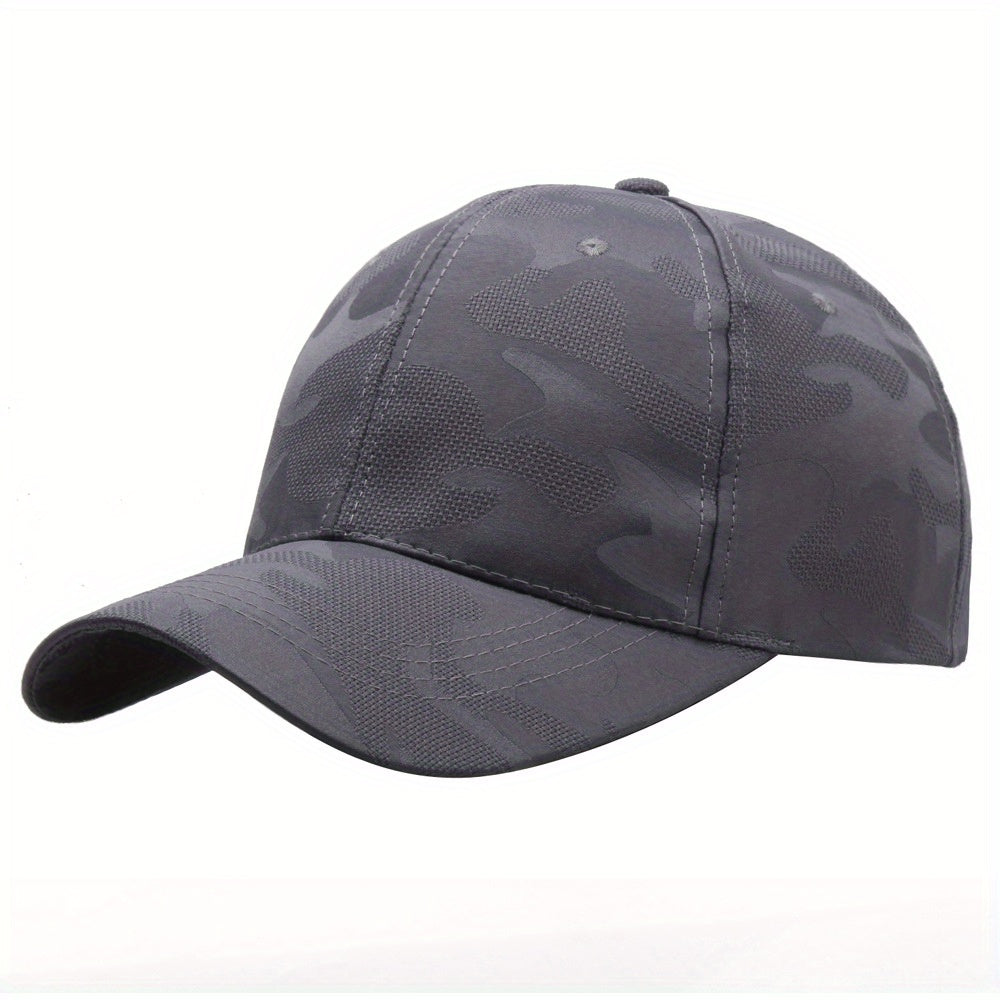Men's Camo Baseball Cap Adjustable Sunhat Sport Headdress